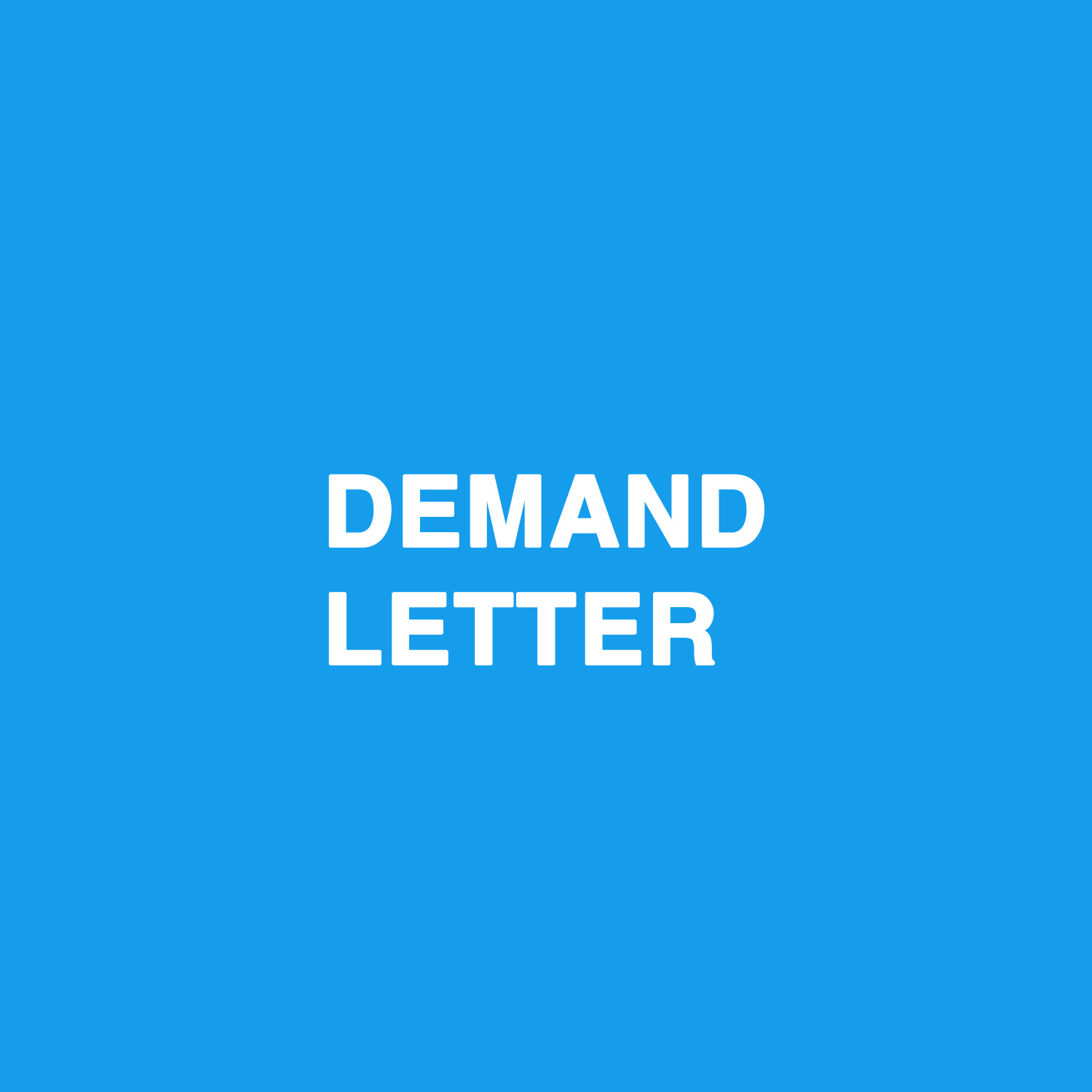 Demand Letter